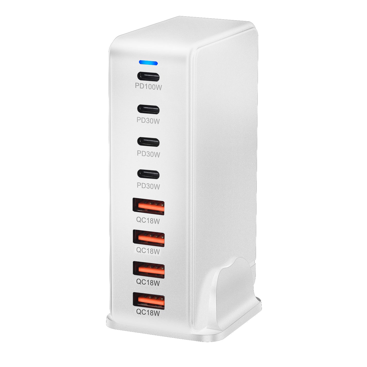 240W Desktop GaN Charger 8-port USB Type C PD Charger Fast Charge 3.0 USB Type C Fast Charger Mobile USB Charger