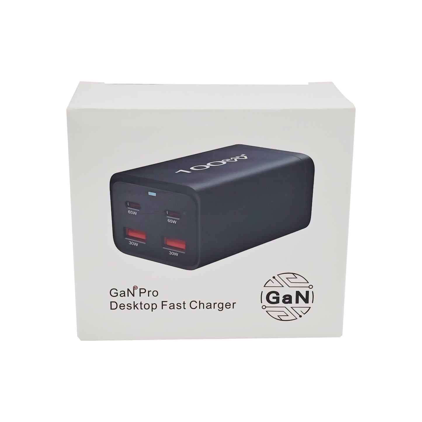 USB C Fast 100W 4-Port Charging Fast GaN Charger Power Adapter For iPhone 14/13/12 Series, Samsung Galaxy S23/S22/S21