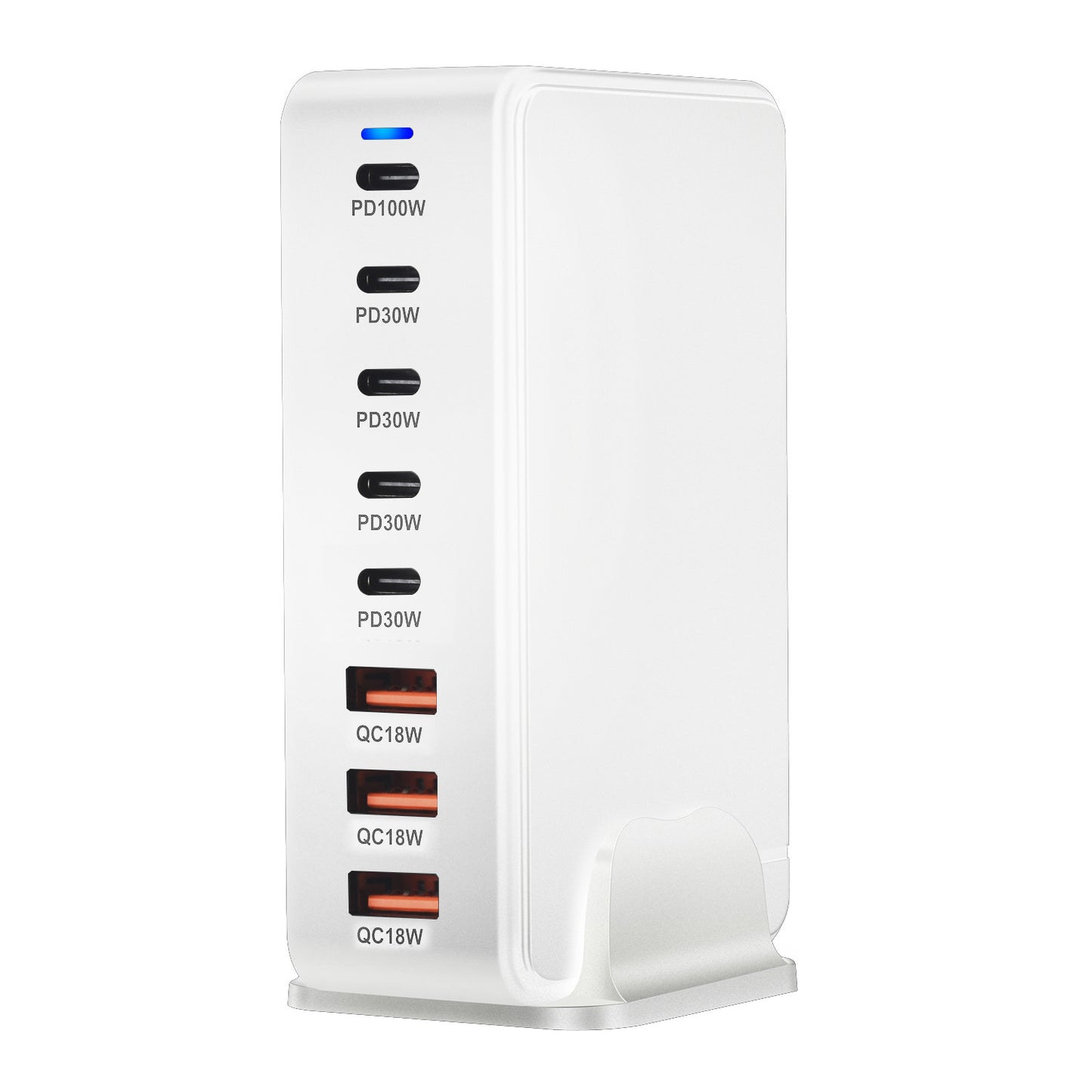 240W Desktop GaN Charger 8-port USB Type C PD Charger Fast Charge 3.0 USB Type C Fast Charger Mobile USB Charger